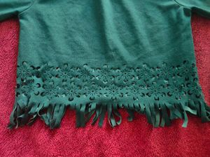 new Green Cutout Detail Top