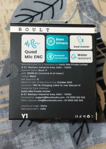 BOULT Y1 Wireless Earbuds