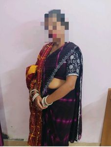 Elegant Purple Saree with Embellished Blouse