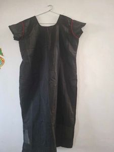 black ethnic kurta set