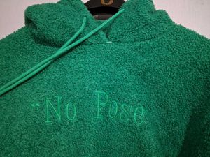 Green Fleece Hoodie