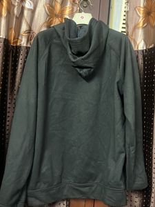 Classic Black Men Hoodie L Size