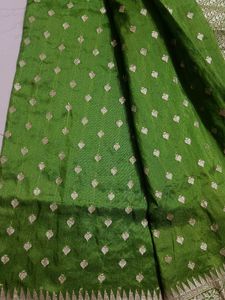 Green Banarasi Silk Saree