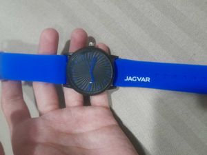 Jaguar Blue Silicone Strap Watch