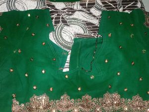 Green 💚 Saree