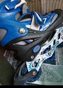 Blue Inline Skates Adjustable