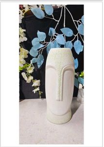 Unique Face Ceramic Vase