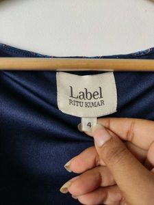 LABEL RITU KUMAR Bohemian Print Wrap Dress