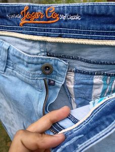 Jogur Brand Mens Light Blue Jeans 30 inch Waist