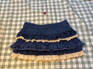 Blueberry Crumpet Mini Skirt