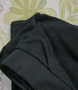 Black Trouser Bootcut Pant For Women's (High Waist/ High Raise)