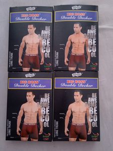 4 Long Briefs For Men