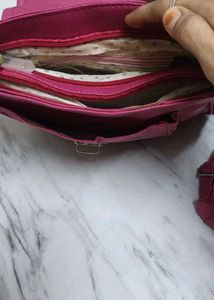 Pink Crossbody Bag