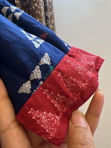 Avaasa Blue Printed Kurta