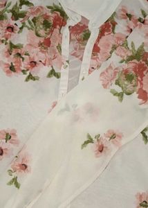 a shirt with floral print