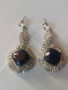 Rhinestone Drop Earrings