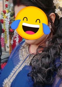 Embroidery Gown With Attached Dupatta