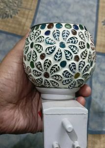 Mosaic Glass Night Light Lamp