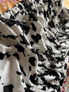 Cow Print Bodycon Mini Dress🖤🤍
