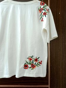 Embroidery tshirt for women's &amp; girls