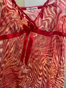 Patterned Slip Dress