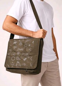 Brand New Spacious Olive Shoulder Bag