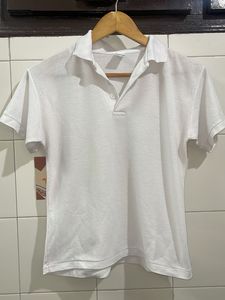 Classic White Short Sleeve Polo