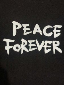 BRAND NEW CONDITION WEET Peace Forever Black T-Shi