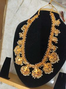 Traditional Lakshmi guttapusalu haram Earrings