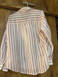 Chic Striped Button-Up Shirt