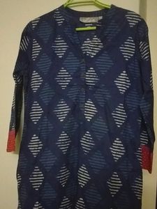 Utsa Kurta Navy Blue