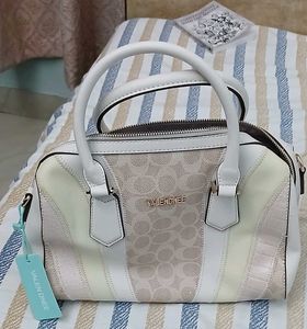 Stylish Patchwork Barrel Bag - New with Tag