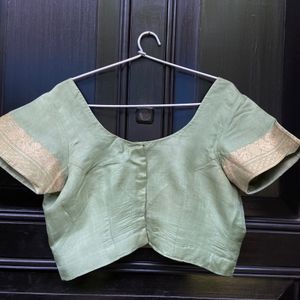 Pure Chanderi Silk Blouse