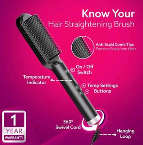 AGARO Hair Straightener Brush