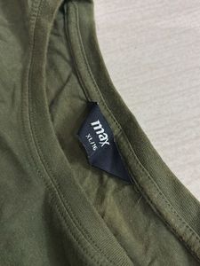 Olive Green Graphic T-Shirt