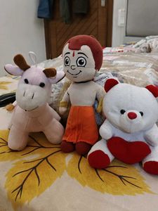Cute Plush Toys - Teddy Bear, Cartoon Character, &amp;