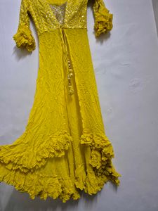 Embellished Yellow Blouse