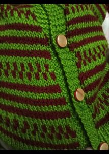 Hand-Knitted Baby Cardigan - Adorable!
