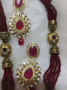 Ruby Necklace Set