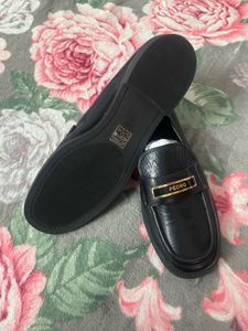 Pedro Black Leather Loafers