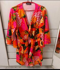 Multicolored Beach Jump/Playsuit
