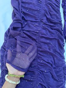 Sparkling Purple Party Dress