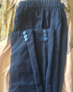 plazzo pant navy blue