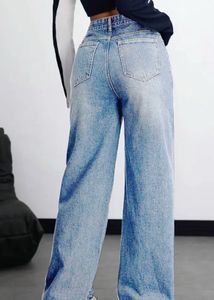 Light Wash Wide Leg Jeans