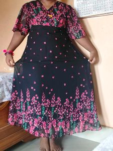 Elegant Floral Maxi Dress