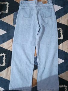 Light Wash Wide Leg Jeans