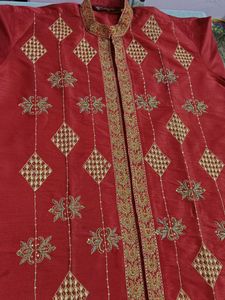 ROSHAN Men's Ethnic Embroidery Kurta