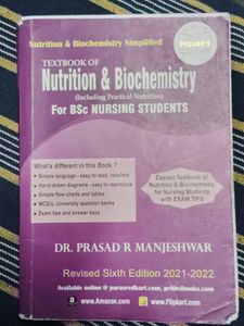 Textbook of Nutrition & Biochemistry for BSc Nursi