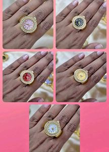 adjustable Ring Watch - Multi-Color Dials (2)