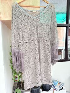 Crochet Tunic with Fringe